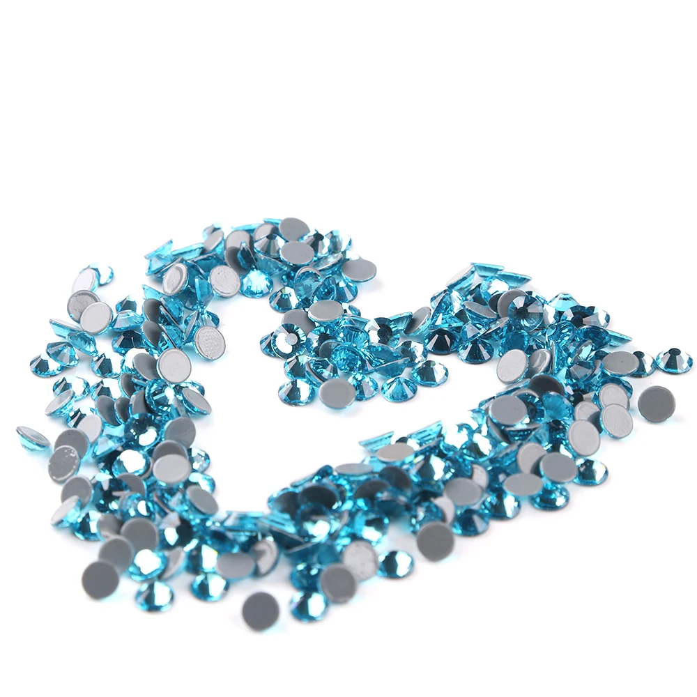 Горячая Распродажа искусственные кристаллы аквамарин Австралия стразы горячей