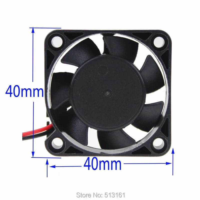 10 шт./лот компьютер PC Case вентиляторы JST шарикоподшипник 40*40x10 мм 12 В Вентилятор