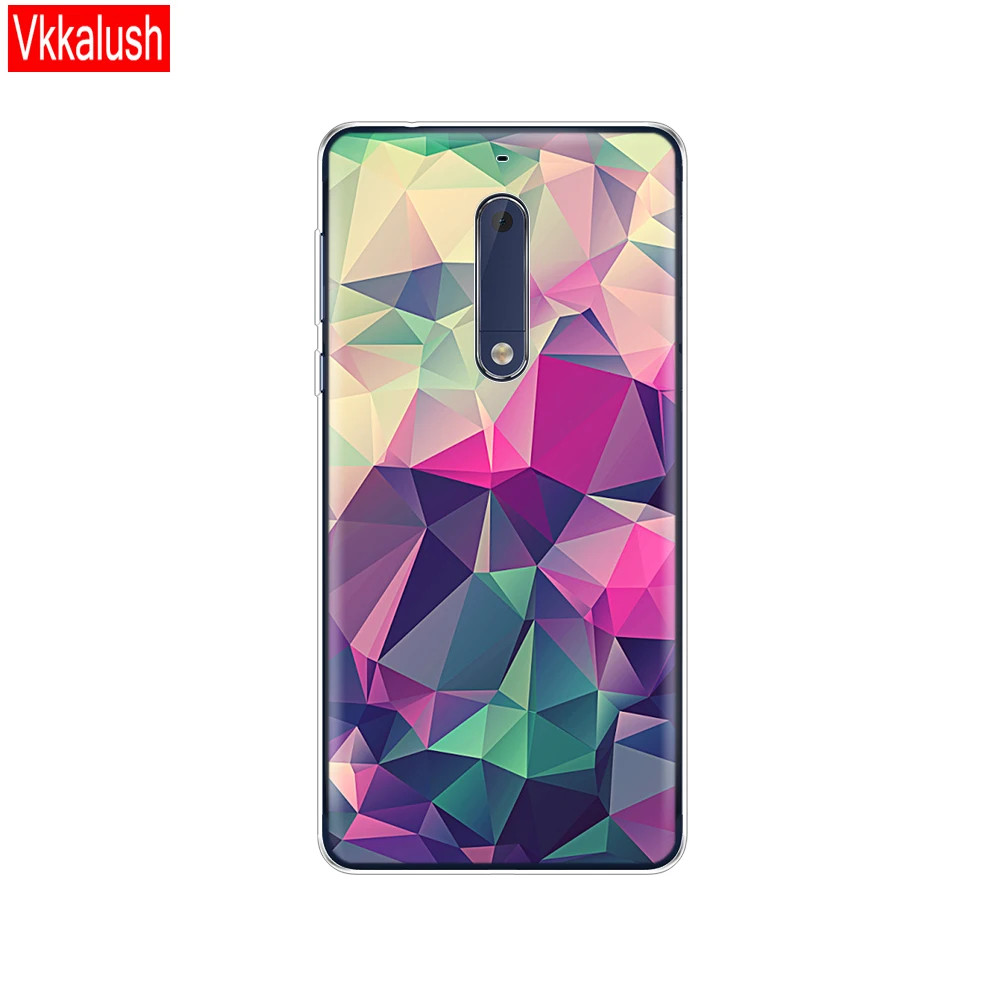 Силиконовый чехол для Nokia 1, 2, 2,1, 3, 3,1, 5, 5,1 plus,, мягкий ТПУ Забавный чехол на заднюю панель, противоударный чехол, бампер, забавная оболочка с животными - Цвет: 80161