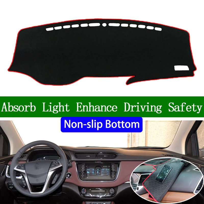 

For changan LINMAX 2017 Non-slip Bottom Dashboard Cover Car Decals Car Stickers Interior Car Accessories