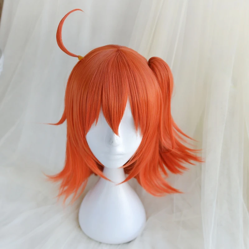 FGO Fujimaru Ritsuka косплей парик Оранжевый базовый косичка синтетические волосы для