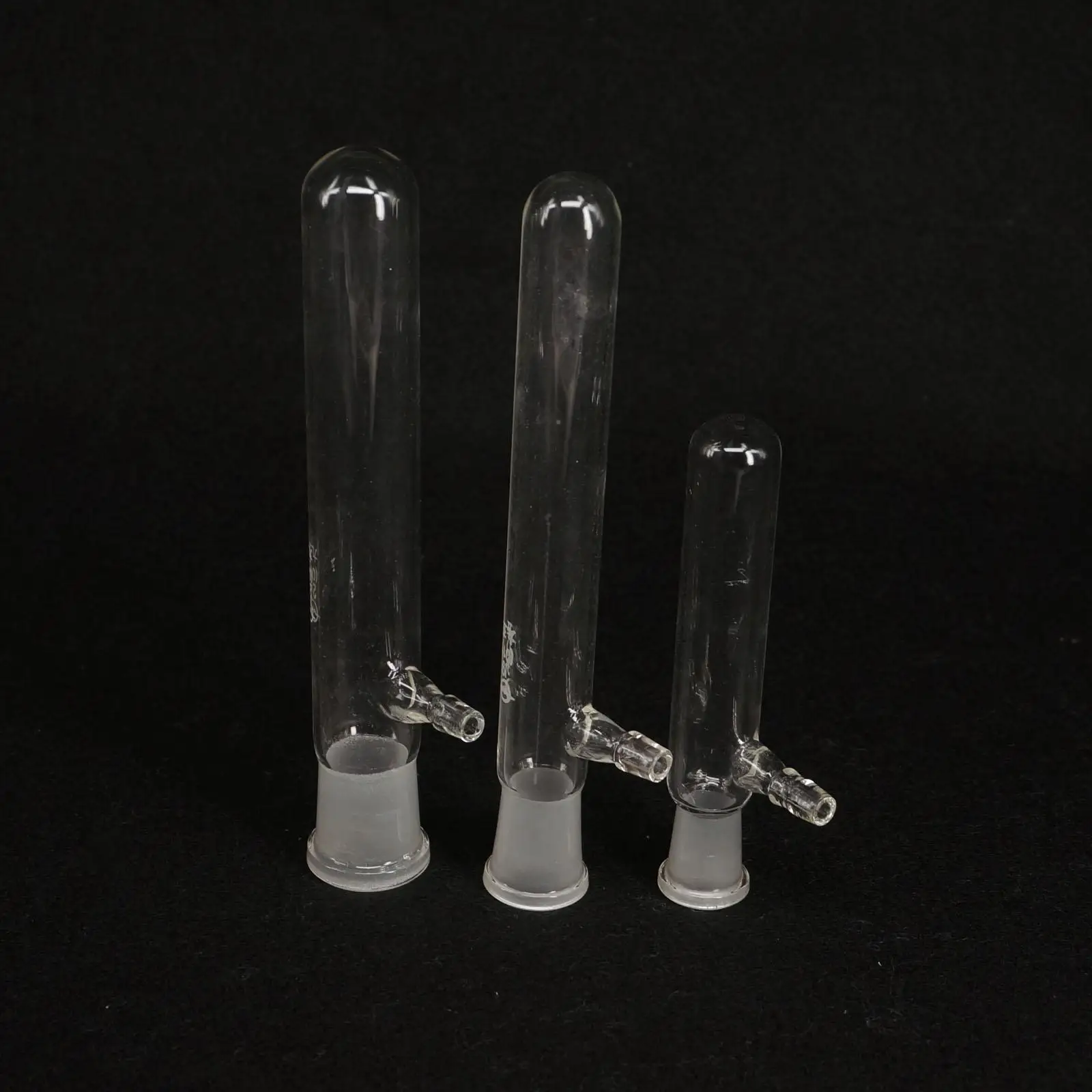 

14/23 19/26 24/29 Ground Joint Borosilicate Glass Receiver With Hose/Arm Test Tube Laboratory