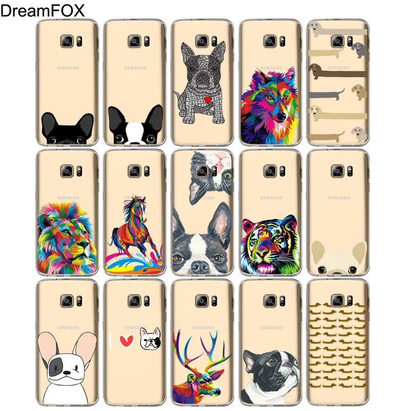 DREAMFOX L024 милый таксы Мягкий ТПУ силиконовый чехол для samsung Galaxy Note S 7 8 9 10 10e 11 11e Lite Edge