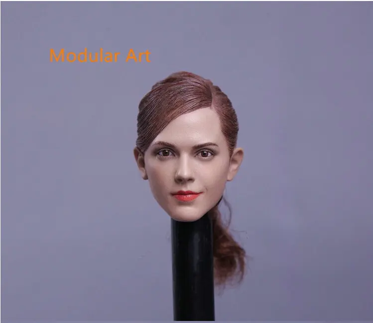 Заказ 1/6 Эмма Уотсон Глава Sculpt пригодный для горячего Игрушечные лошадки kumik тела