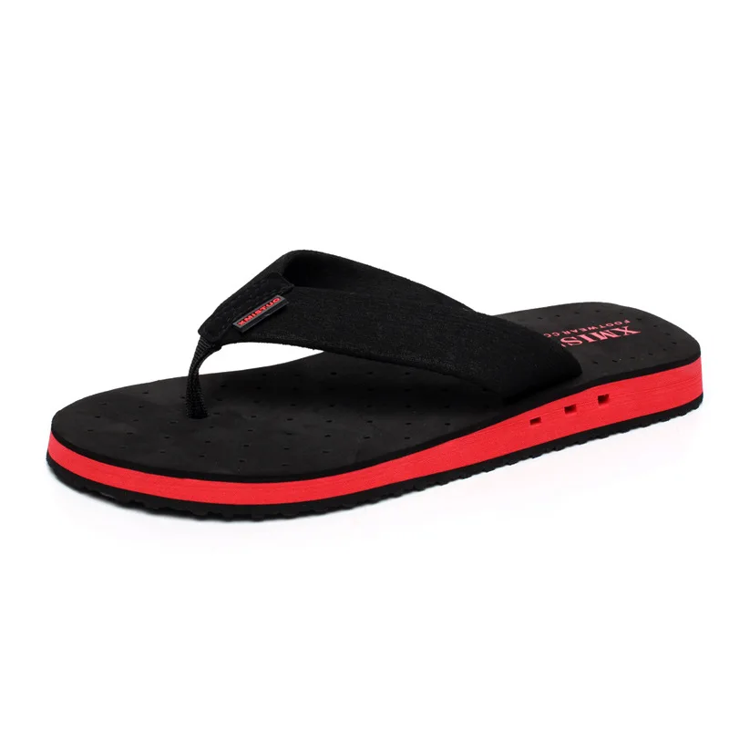Летние мужские шлепанцы модные пляжные Мужская обувь Sapatos Masculino нескользящая