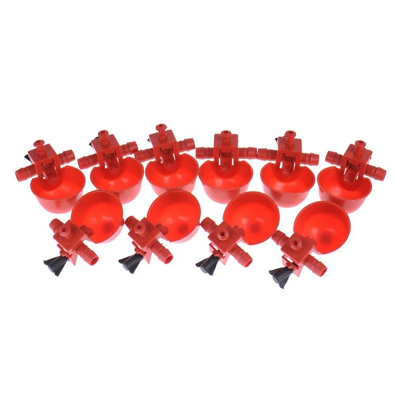 Для кур чаша для домашней птицы 5 шт. автоматическая кормушка питьевые чашки воды