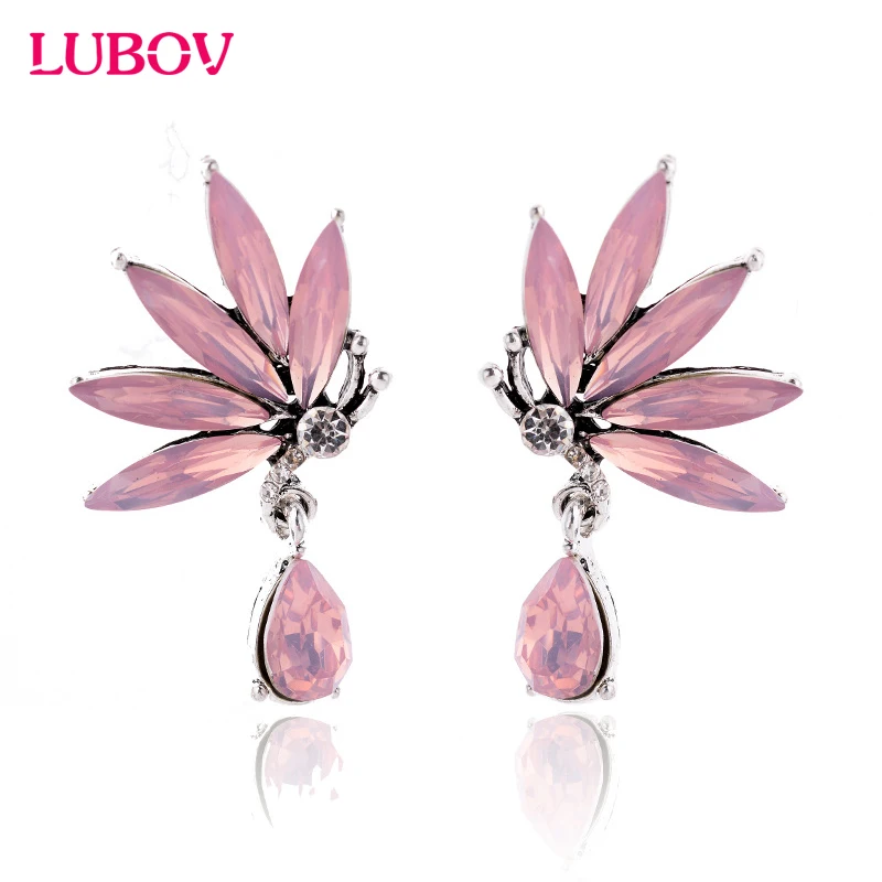 Новое поступление 2017 года акриловые Бабочка Серьги гвоздики металлический сплав