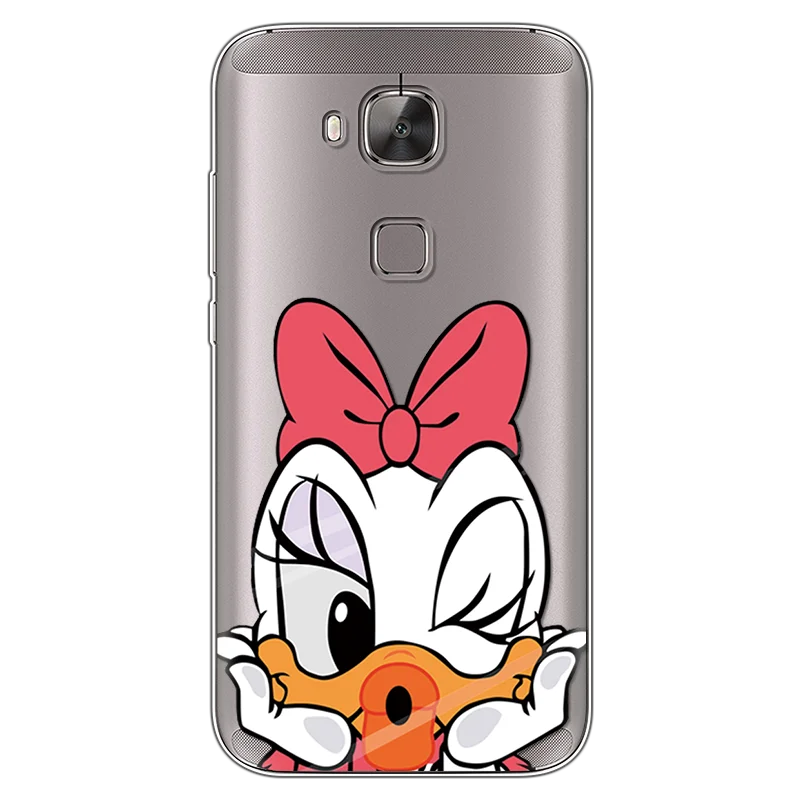 Чехол для Fundas huawei G8 чехол с рисунком милого TPU с рисунком Роскошные прозрачные для huawei G7 плюс 5,5 дюймов Задняя крышка сумки Coque