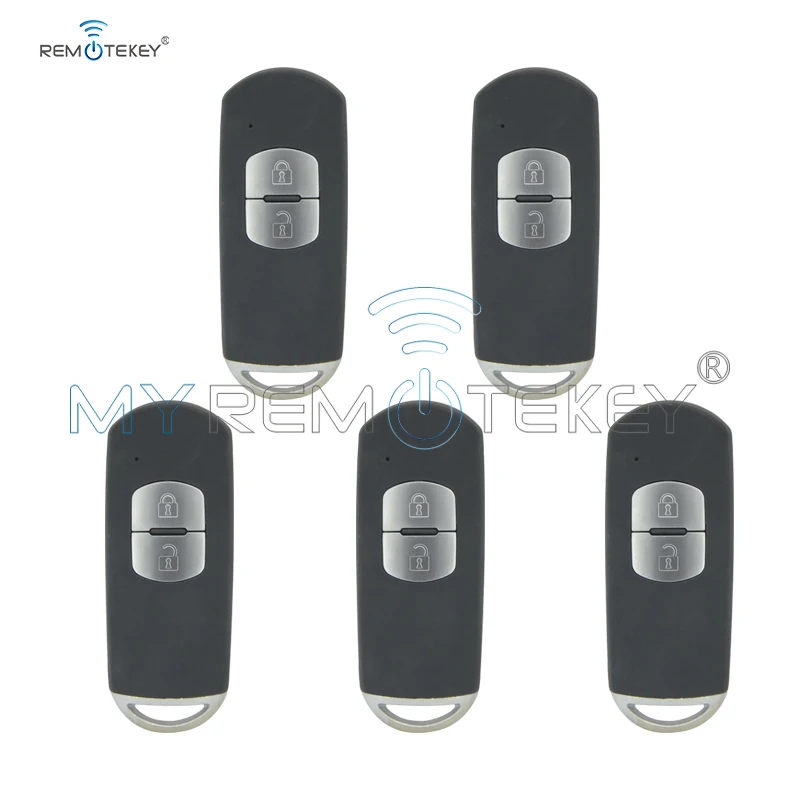 Смарт ключ Remtekey 5 шт. чехол для автомобильного ключа с 2 кнопками Mazda CX 7 3 6 2009