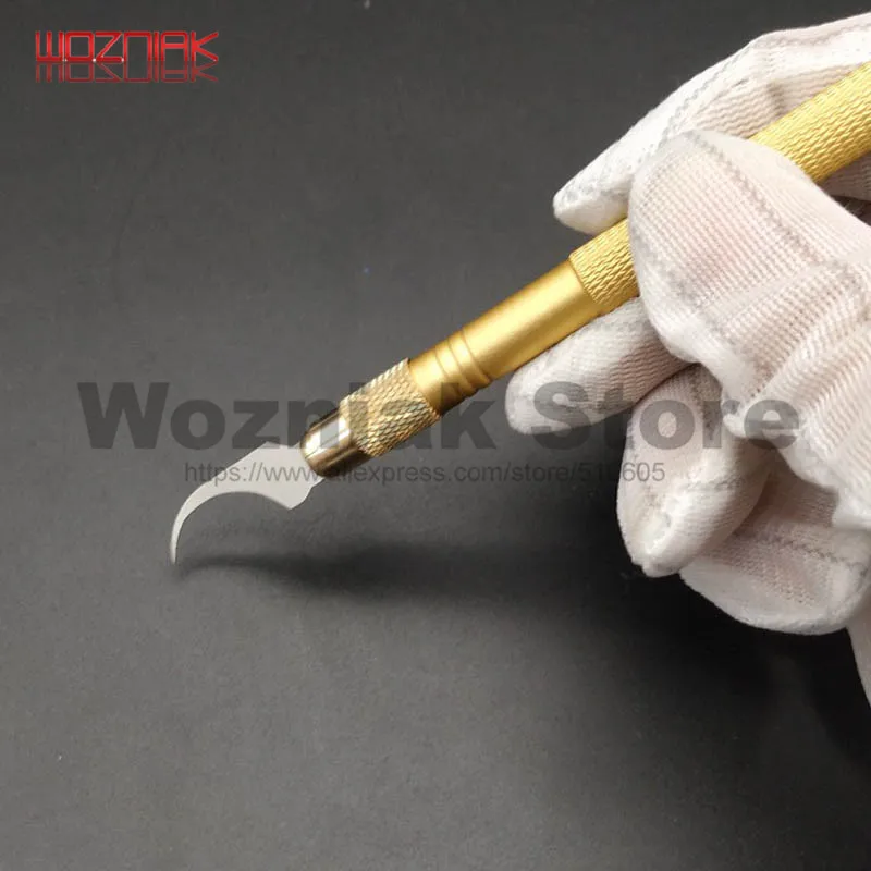WYLIE 007 008 Профессиональный резиновый нож для удаления чипов IC и черного клея клей