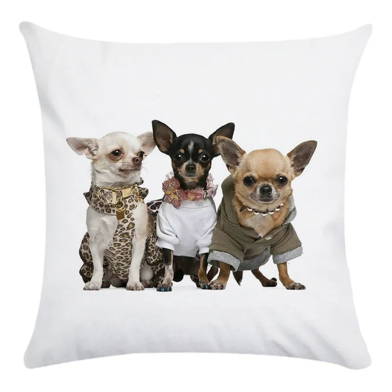 Пёс из мультфильма Cushio Квадратные наволочки для подушек Животные печатных