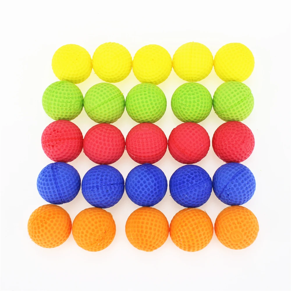 

Pack of 10 Round Dart Refills Foam Bullets for Rival Zeus Apollo Nerf Toy Gun - 5 colors Mixed color 25 Round Dart