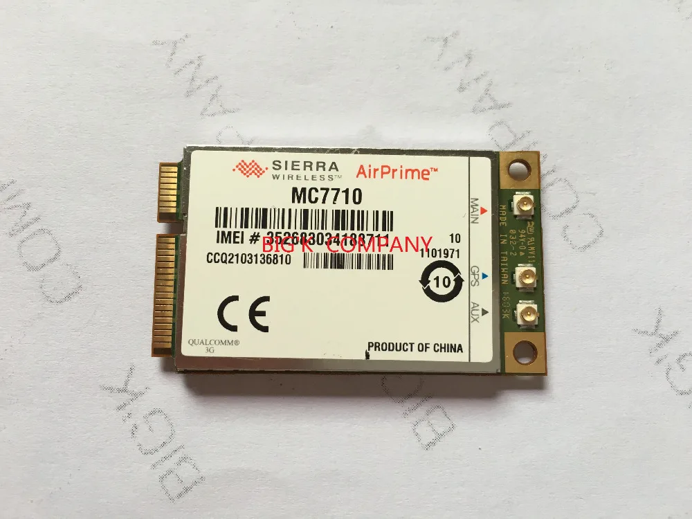 Разблокированный беспроводной модуль Sierra Airprime MC7710 Mini PCI E LTE/HSPA + 3G 4G Wlan WWAN карта