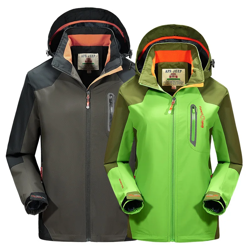 AFS JEEP брендовая ветровка для влюбленных Водонепроницаемая походная и мужская