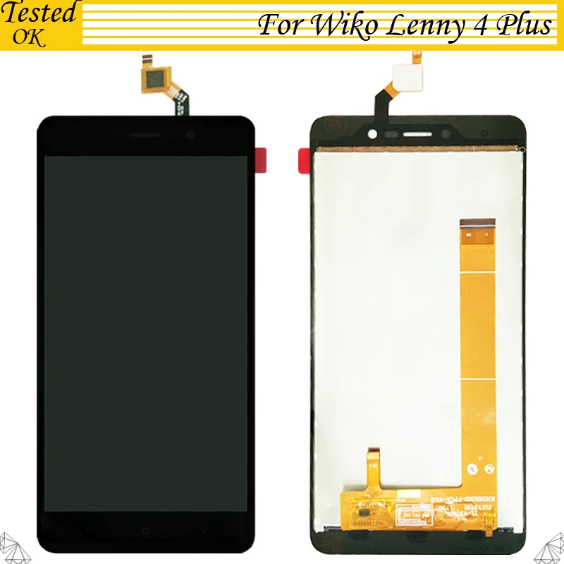 100% протестированная работа для ЖК дисплея Wiko Lenny 4 Plus и аксессуаров сенсорного