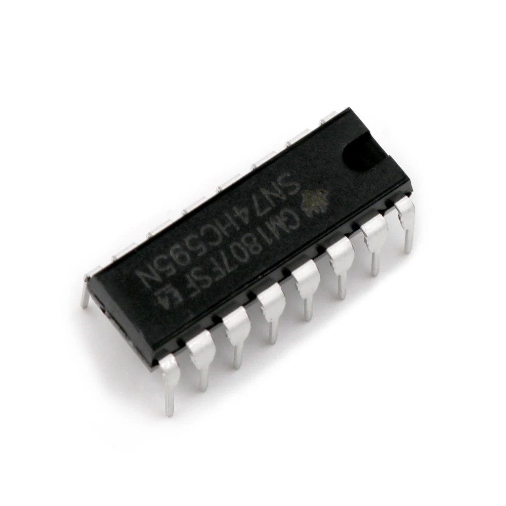 Новые и оригинальные интегральные схемы SN74HC595N DIP16 SN74HC595 DIP 74HC595N 74HC595 10 шт.| |