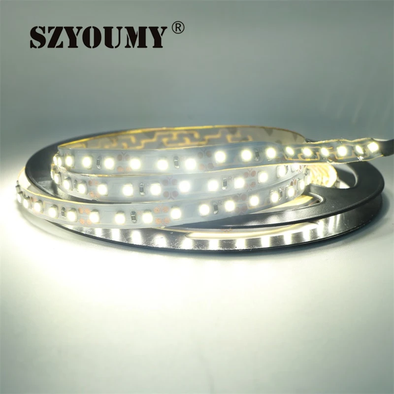 Гибкая светодиодная ленсветильник SZYOUMY SMD 2835 120Led/m 5M 600 12 В постоянного тока