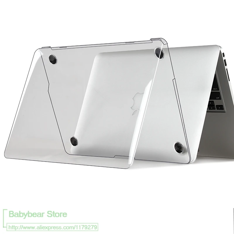 3в1 гибкий прозрачный чехол с кристаллами для Macbook Mac book 11 12 13 15 Air Pro retina Touch Bar 13,3 дюймов чехол для ноутбука s