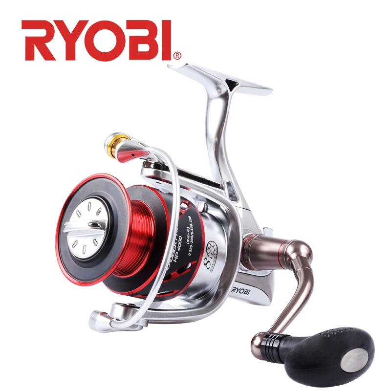 Оригинальные Рыболовные катушки RYOBI ZAUBER PRO hp, спиннинг, 8+ 1BB, металлический корпус, катушка, ручка с питанием от соленой воды, самофиксирующаяся ручка