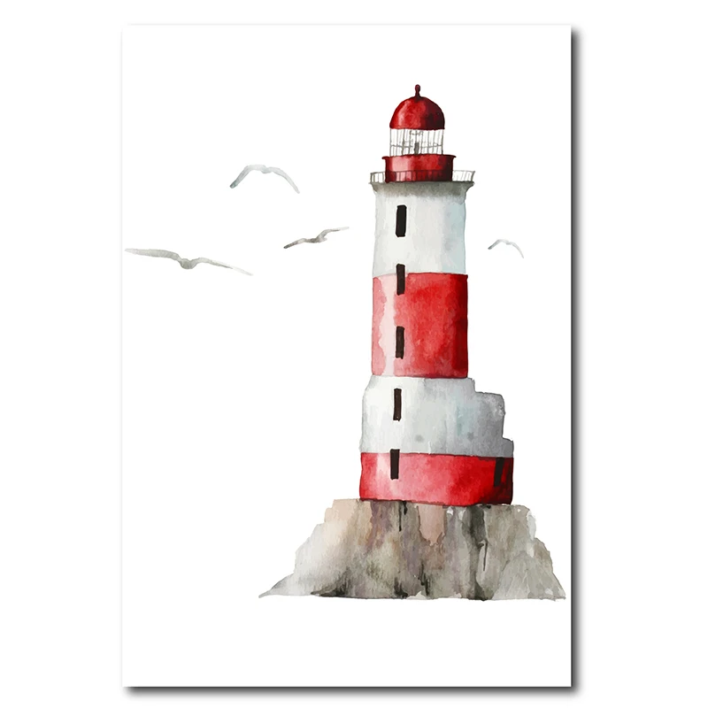 

Художественный принт маяков dulike