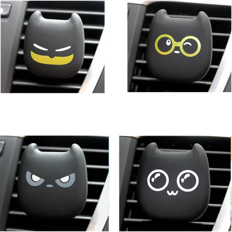 2 шт. упак. автомобильный освежитель воздуха однотонный с мультяшным дизайном