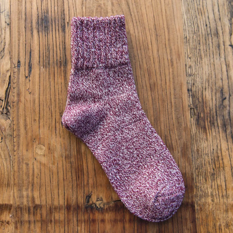 Женские шерстяные носки 5 пар Осень зима Харадзюку с загнутым носком|socks fashion|fashion