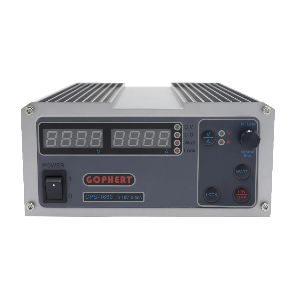 Gphert CPS-1660 16V 60A Цифровой Регулируемый источник питания постоянного тока импульсный источник питания