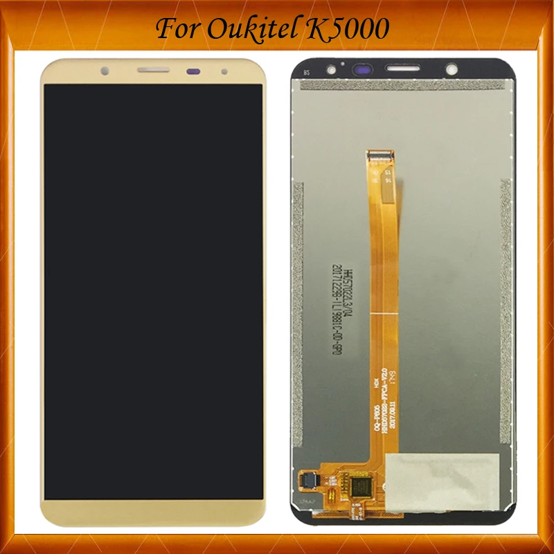 ЖК-дисплей Oukitel K5000 5 7 дюйма + дигитайзер сенсорного ЖК-экрана сменная стеклянная