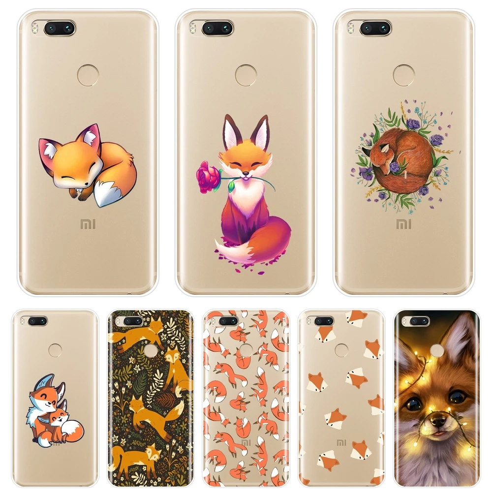 Чехол для телефона чехол для Xiaomi mi 5 5C 5S 5X6 6X Plus 8 SE Мягкий силиконовый чехол Kawaii Fox для Xiaomi mi A1 A2 Lite mi 5 mi 6 mi 8