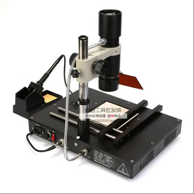 

PUHUI T862++ Advanced Infrared Heating Rework Station SMT SMD IRDA BGA Welder 800W 120 X120mm T-862++