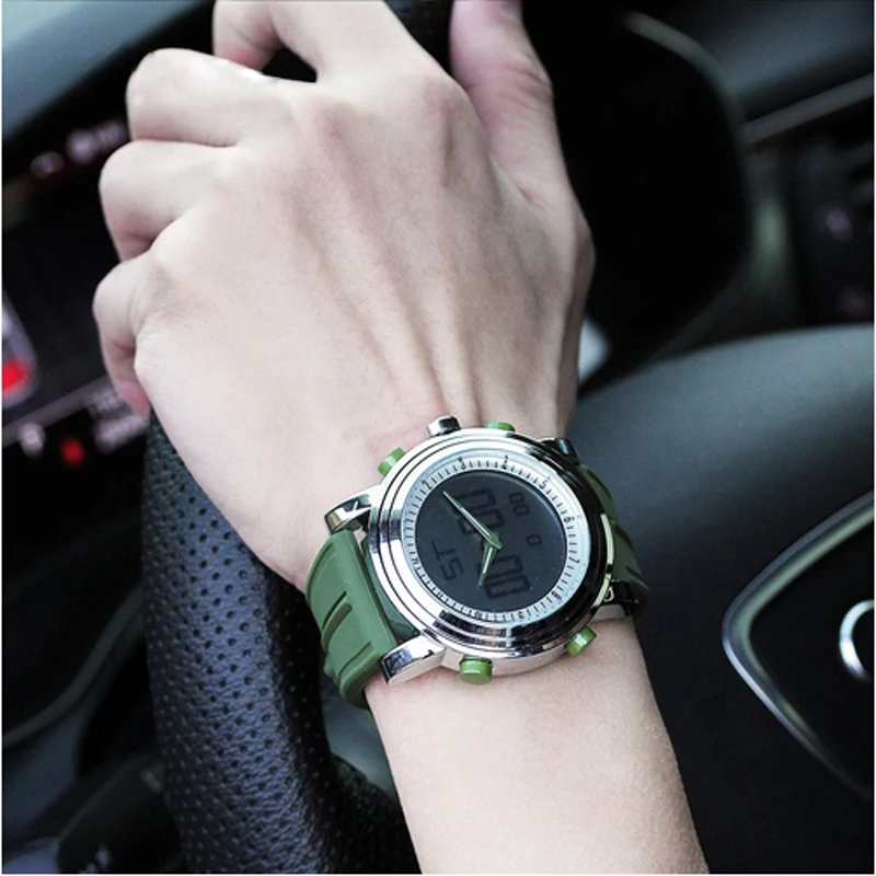 Часы наручные SINOBI Мужские светодиодные брендовые цифровые модные