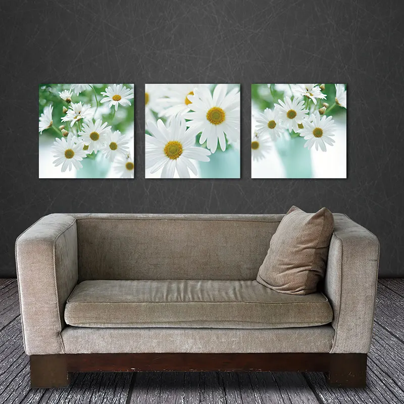 Цветочный натюрморт белого цвета в африканском стиле Дейзи цветок Гербера