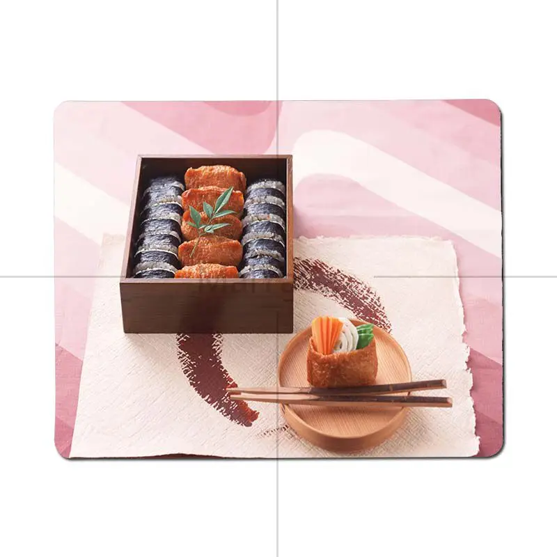 

MaiYaCa Sushi Japan Yummy Food Laptop Computer Mousepad Size for 180x220x2mm and 250x290x2mm Small Mousepad
