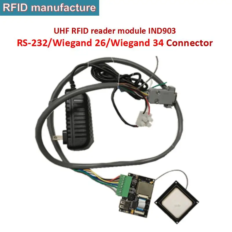 Большой радиус действия 1 15 м UHF RFID ридер модуль rs232/Wiegand/USB rfid uhf с высоким