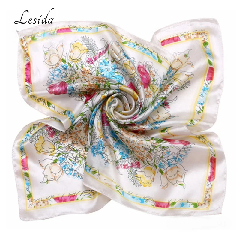 2019 Джокер женский шелковый шарф с принтом модный головной платок женские