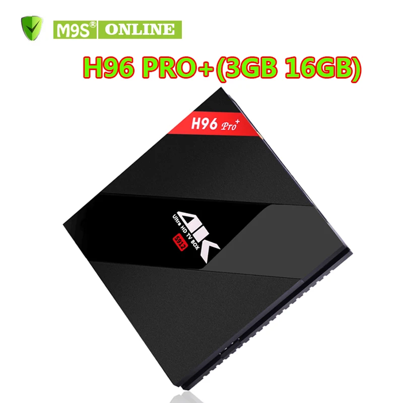 H96 Pro + Android 7 1 Smart ТВ Box Amlogic S912 Octa Core 4 К Media Player 3g 16 г core 1000 м 2 5 8 Г Bluetooth OTT | Электроника