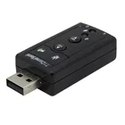 Аудио Usb 7,1 Canali Esterna 3d Звуковой адаптер для ПК, ноутбука, Bluetooth музыкальный приемник