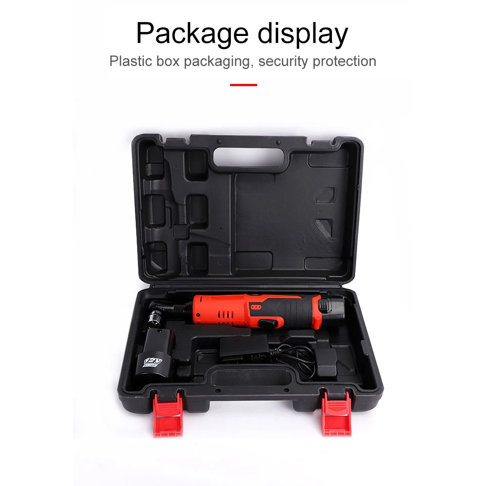 

12V Cordless Impact Wrench Rechargeable Electric Ratchet Wrench Lithium-Ion Battery Led Working Light Electric Wrench Power Tool