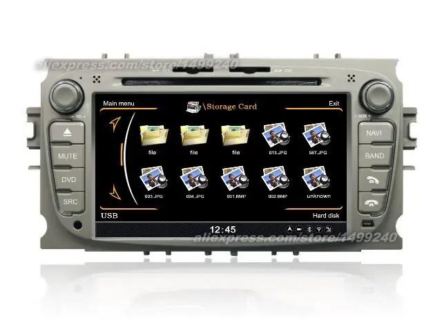 Goede Voor Ford Tourneo 2010 ~ 2012-Auto GPS Navigatiesysteem + Radio TV DVD IPod BT 3G WIFI HD Screen Multimedia Systeem