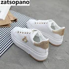 Zatsopano2021 Новое поступление модные женские спортивные кроссовки дышащая женская повседневная обувь белые туфли на платформе для женщин мягкая обувь для прогулок, женская обувь