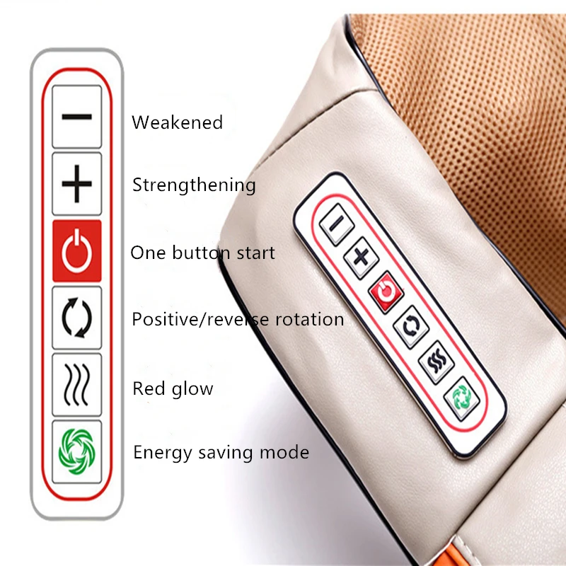 MOFAHE Di calore Profondo imprestarare массажер Infrarosso di Figura U Massaggio Shiatsu Elettrico Posteriore Dell Spalla del C| |