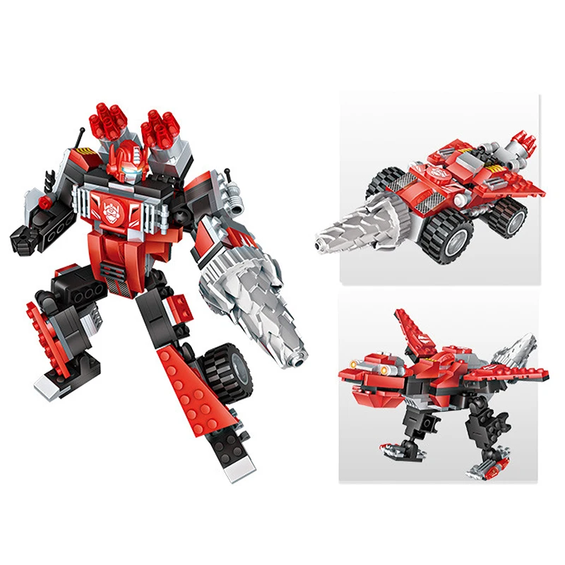 LOZ Разрушитель преобразования изменить Робот мини здания Конструкторы 3D модель