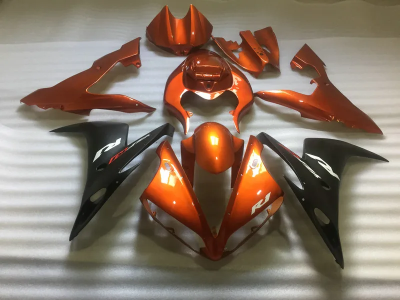 Комплект обтекателей для мотоцикла YZFR1 04 05 06 YZF R1 2004 2005 2006 yzfr1 YZF1000Orange матовый