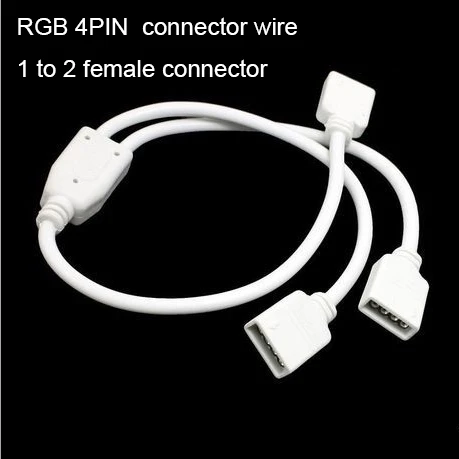 4PIN conector провод для 3528 5050 RGB полоса от 1 до 2/3/4 Женский Разъем calble с женский