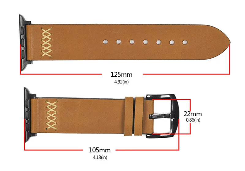 Кожаный браслет Essidi для Apple Watch серии 1 2 3 4 5 38 40 мм 42 44 мм ремешок Пряжка для Iwatch 1 2 3 4 5