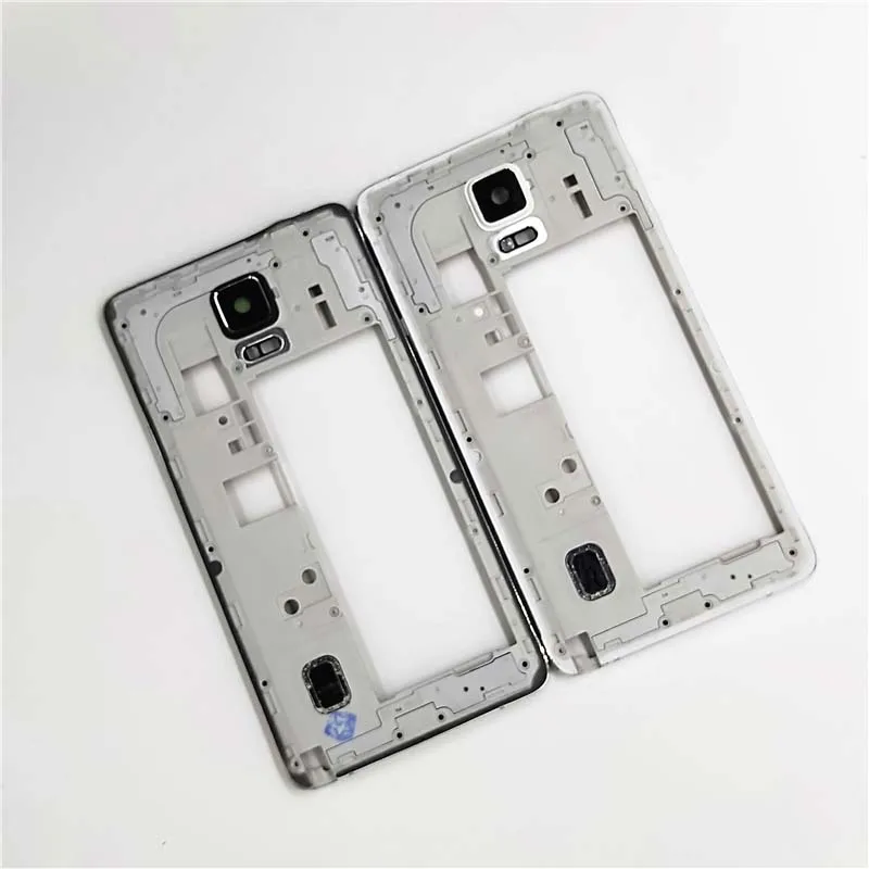 5.7 Inch for Samsung Galaxy Note 4 Note4 N9100V Mobile phone Front Frame Bezel Case Plate Replacement Factory Price | Мобильные