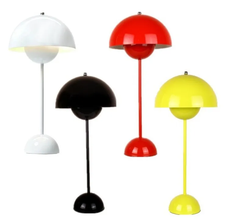 Современная лампа для спальни Verner Panton цветочный горшок лакированная настольная
