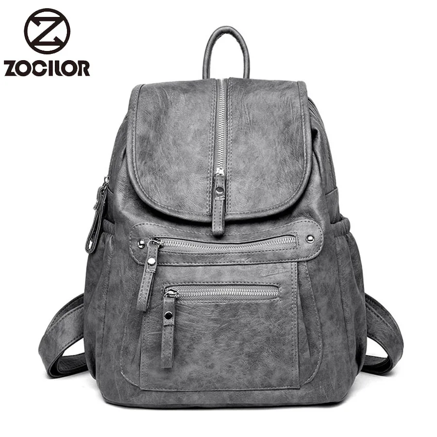 Женский рюкзак из высококачественной кожи модные школьные рюкзаки Женские