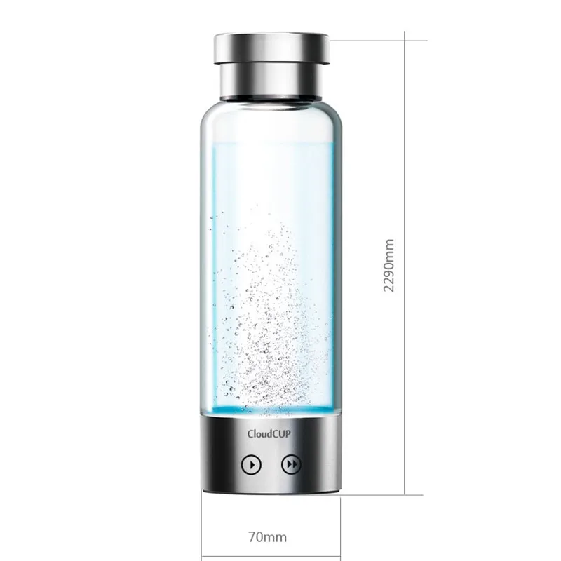 480ml Quality Hydrogen-Rich Water Cup Ionizer Maker/Generator TWO modes super antioxidants ORP hydrogen bottle