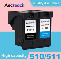 aecteach pg510 cl511 ink cartridge for canon pg 510 pg 510 cl 511 ip 2700 pixma mp250 mp270 mp280 480 mx320 330 mx340 printer
